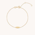 ID Charm Bracelet in Solid Gold
