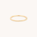 Ridged Band Ring in Solid Gold