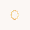 Seamless Titanium Piercing Hoop in Gold