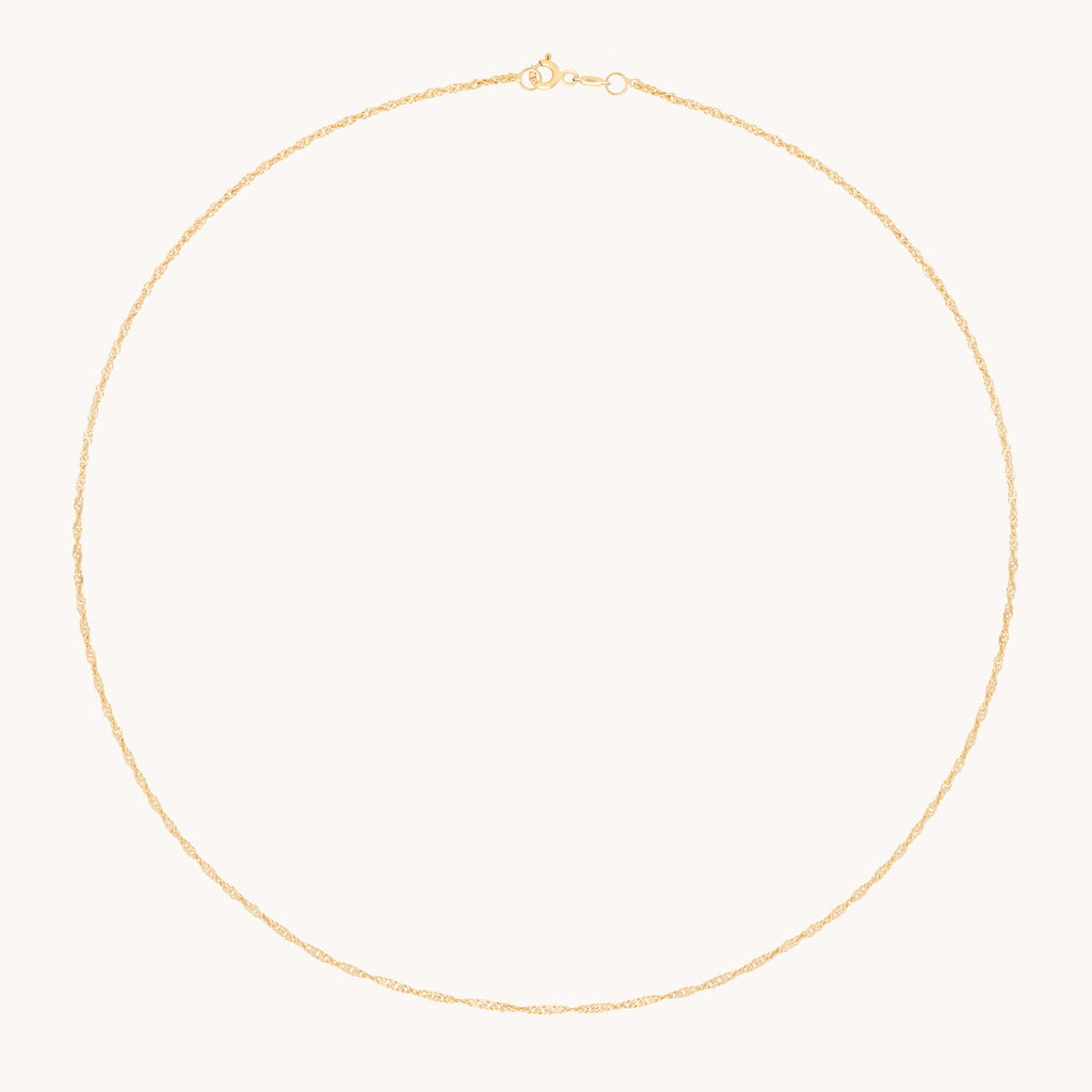 Bold Astrid Chain Necklace in Solid Gold