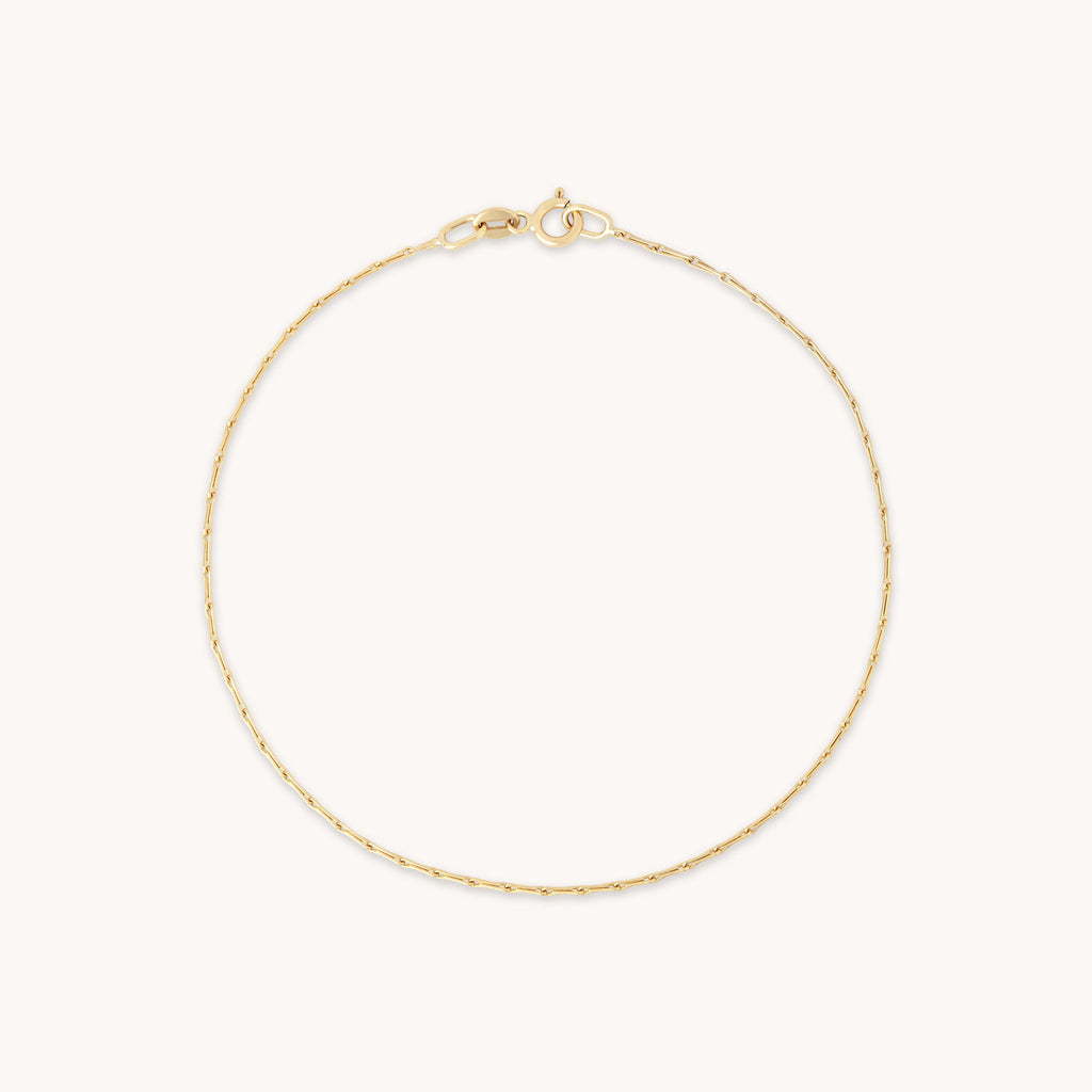 Marylebone Chain Bracelet in Solid Gold