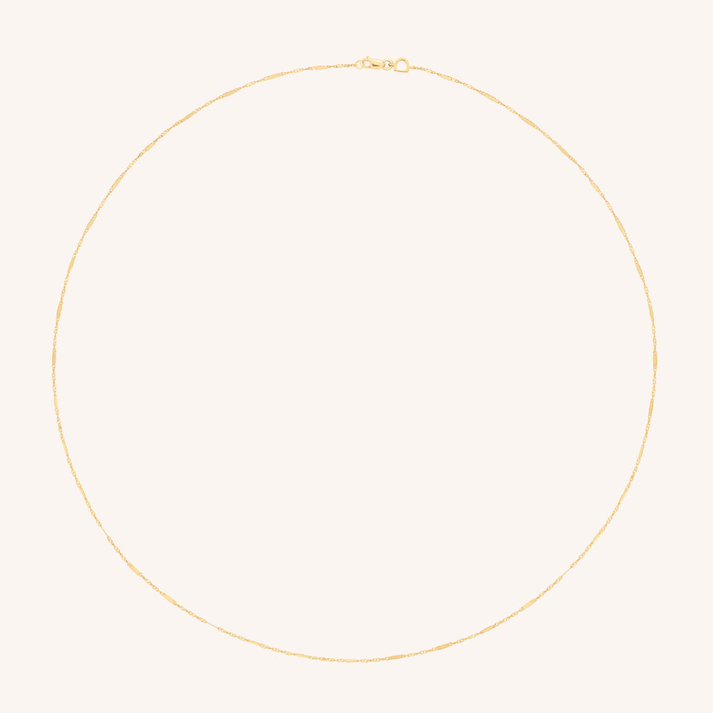 Astrid Chain Necklace in Solid Gold