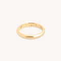Hidden Diamond Milestone Ring in Solid Gold