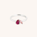 Astrid et Miyu Milestone Ring in Solid White Gold