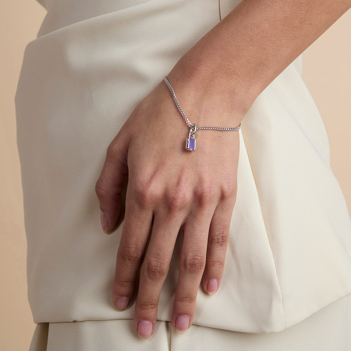 Essential Curb Chain Bracelet in Silver