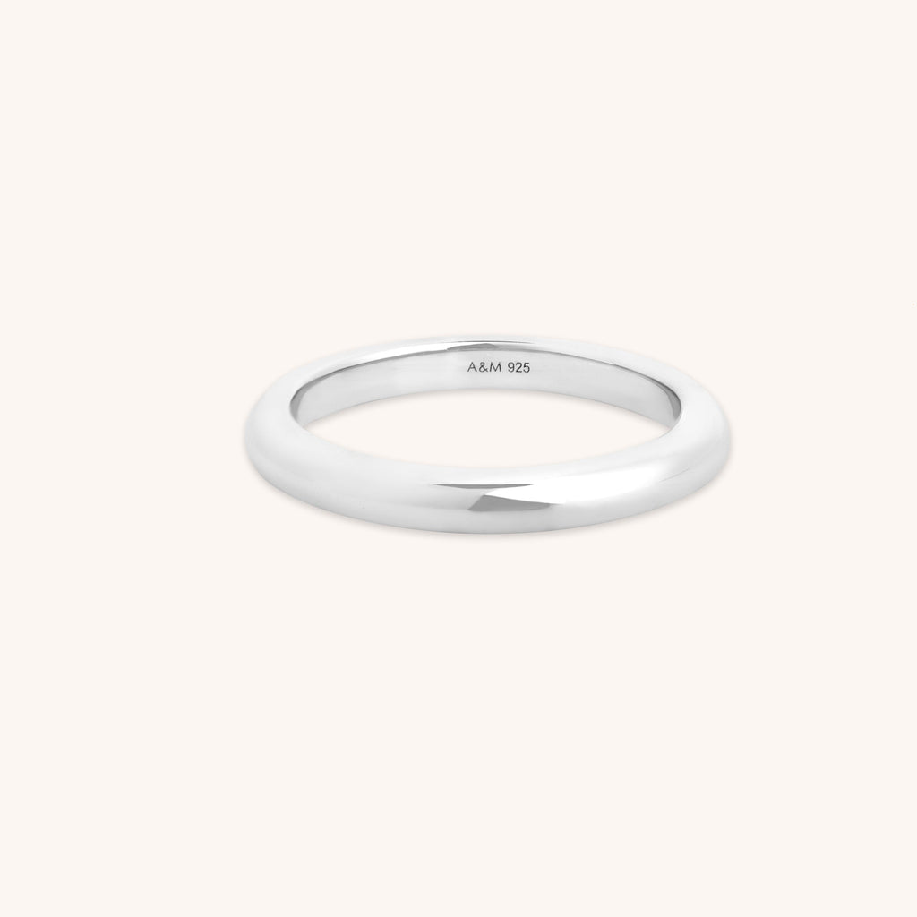 Essential Stacking Ring in Silver