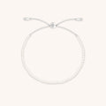 Pearl Beaded Bracelet in Solid White Gold