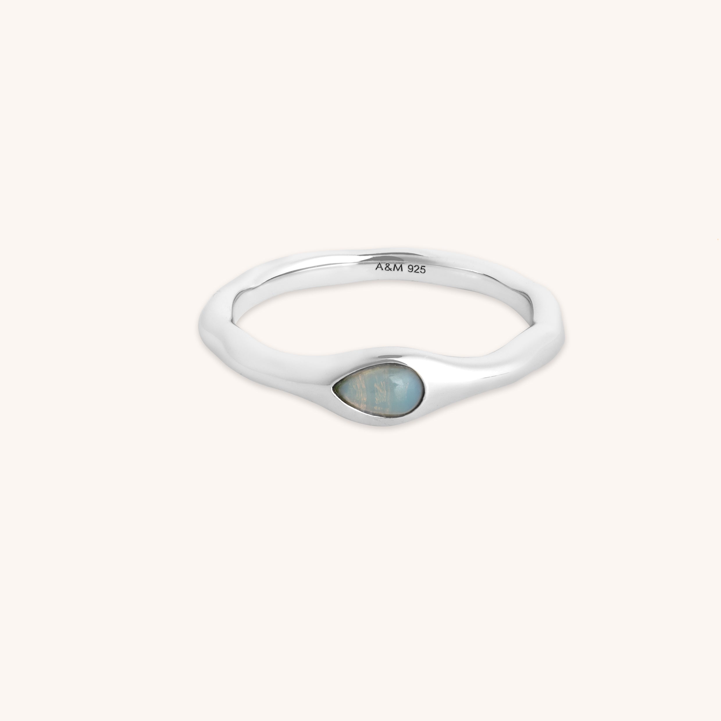 Opal Cocktail Ring in Silver