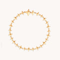 Cosmic Star Chain Bracelet in Gold