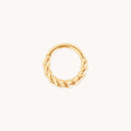 Rope Daith Ring in Solid Gold
