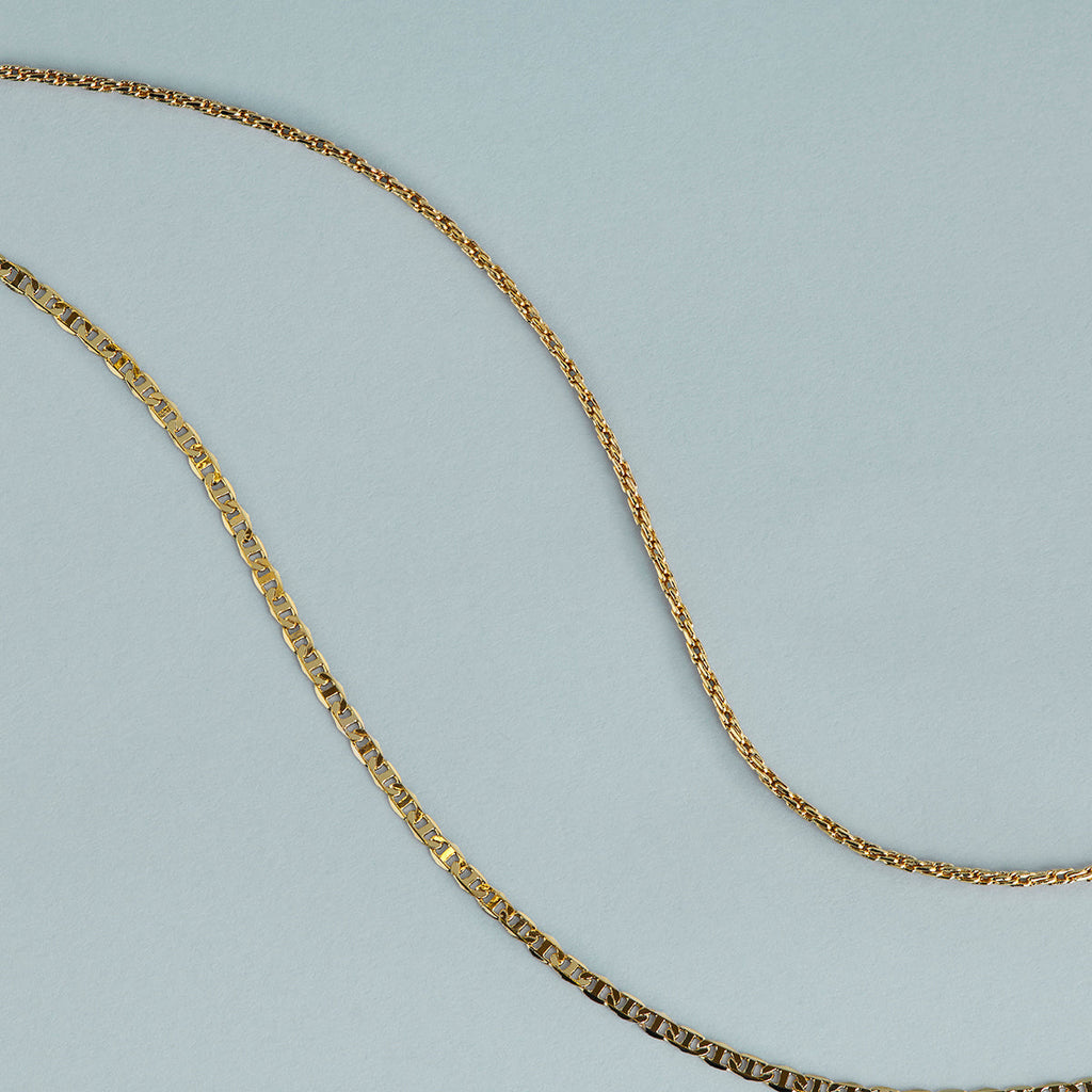 Illusion Double Chain Bracelet in Gold