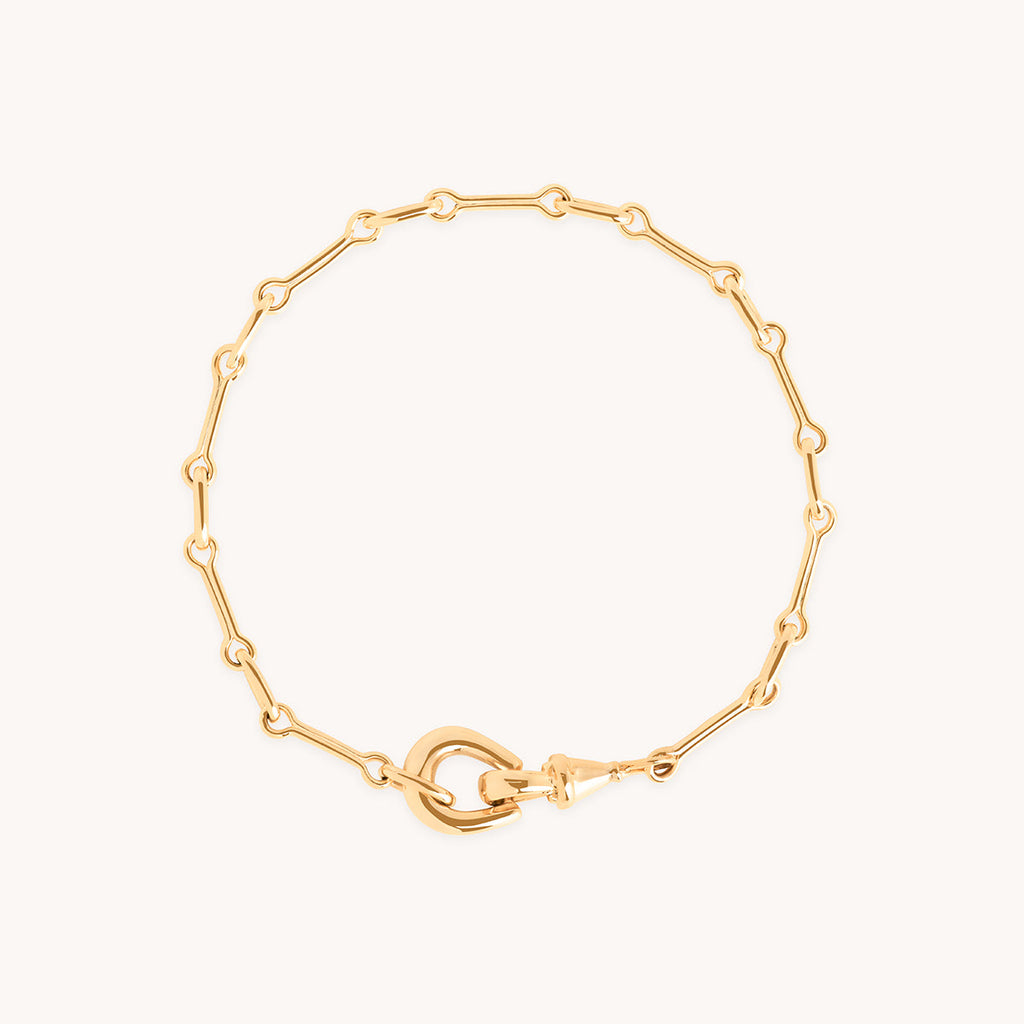 Hardware Chain Bracelet in Gold