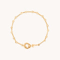 Hardware Chain Bracelet in Gold