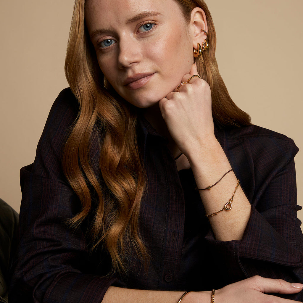 Hardware Chain Bracelet in Gold