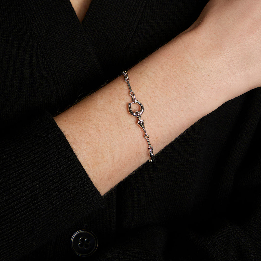 Hardware Chain Bracelet in Silver