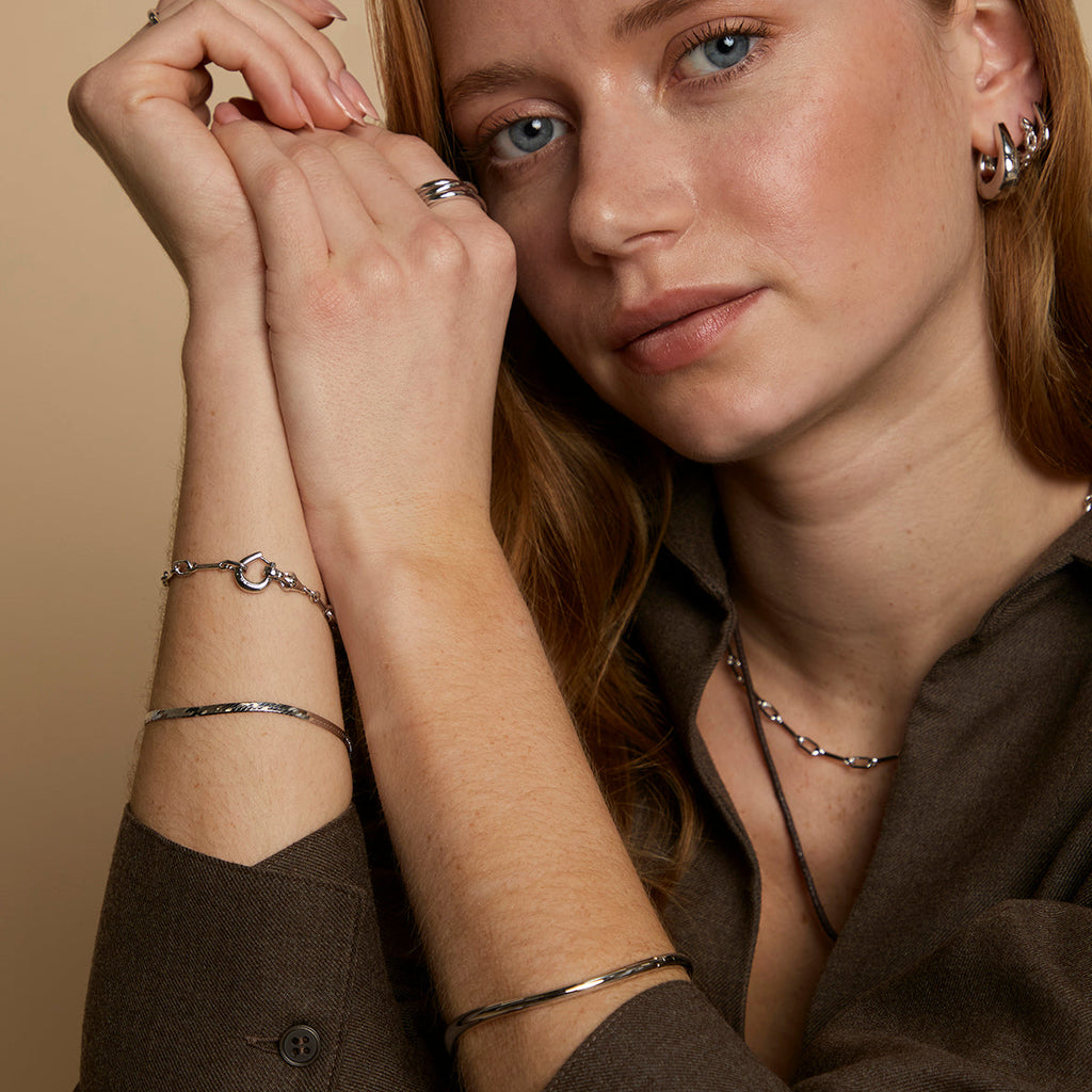 Hardware Chain Bracelet in Silver