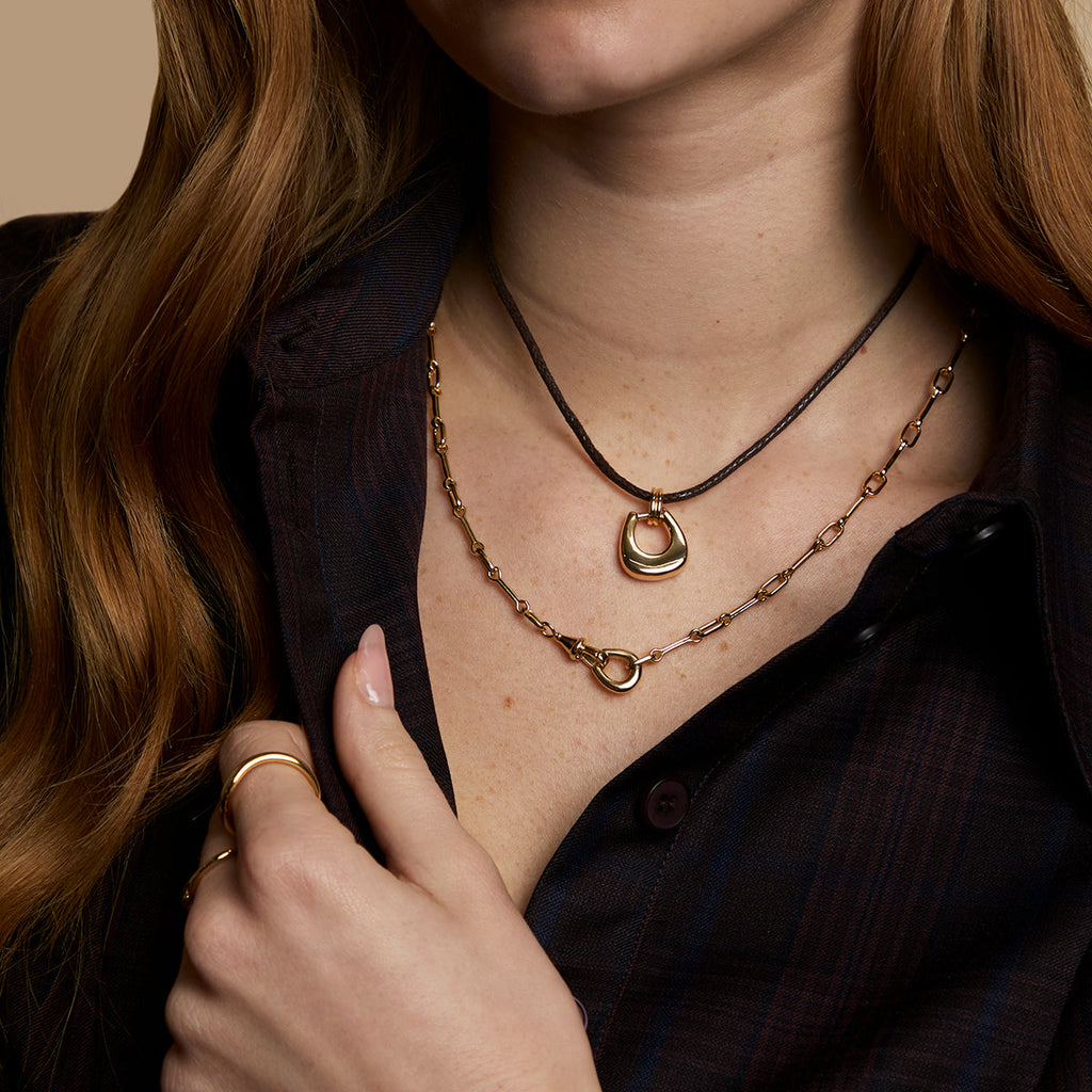 Hardware Chain Necklace in Gold