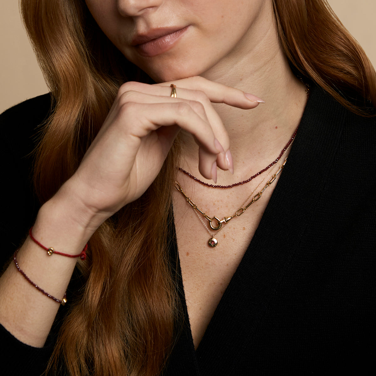 Hardware Chain Necklace in Gold