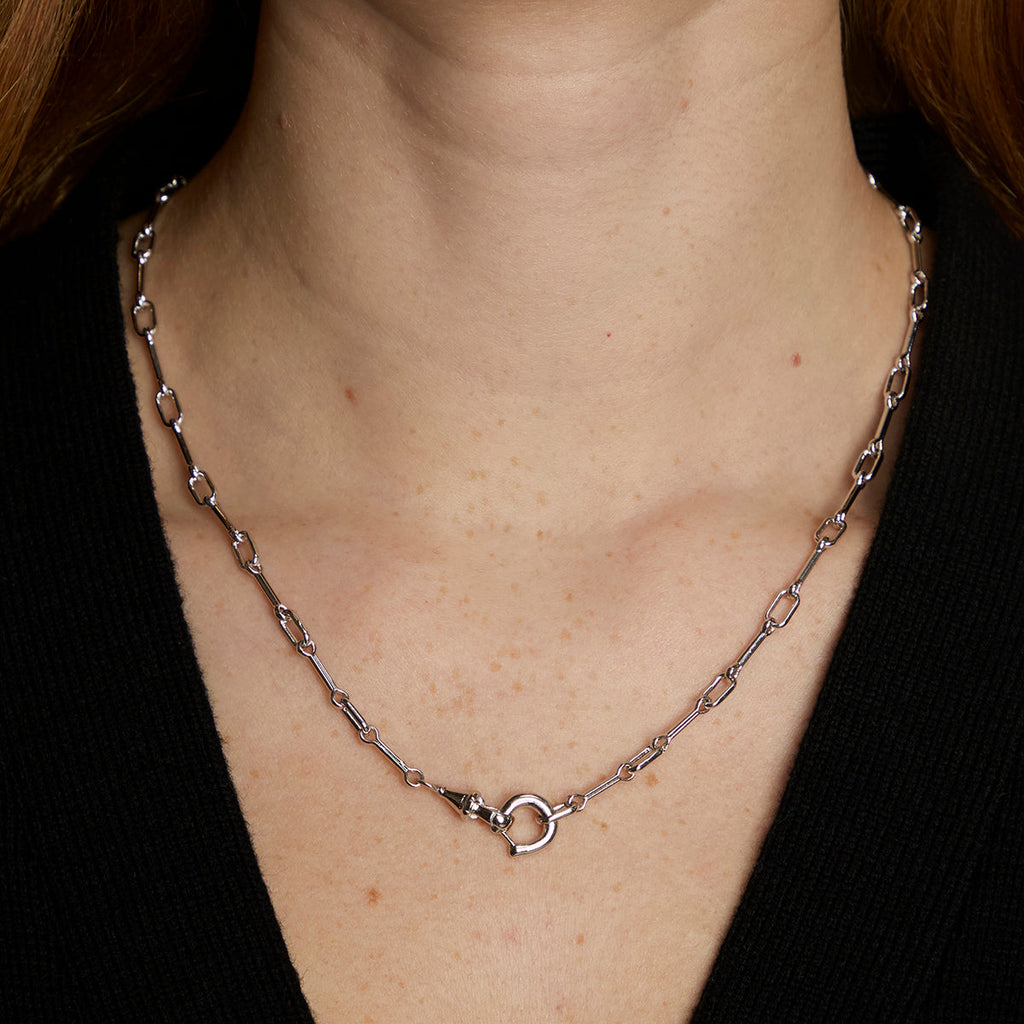Hardware Chain Necklace in Silver