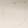 Pearl Necklace in Solid White Gold