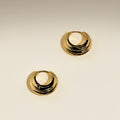 Astrid & Miyu Ripple Wave Huggies in Gold