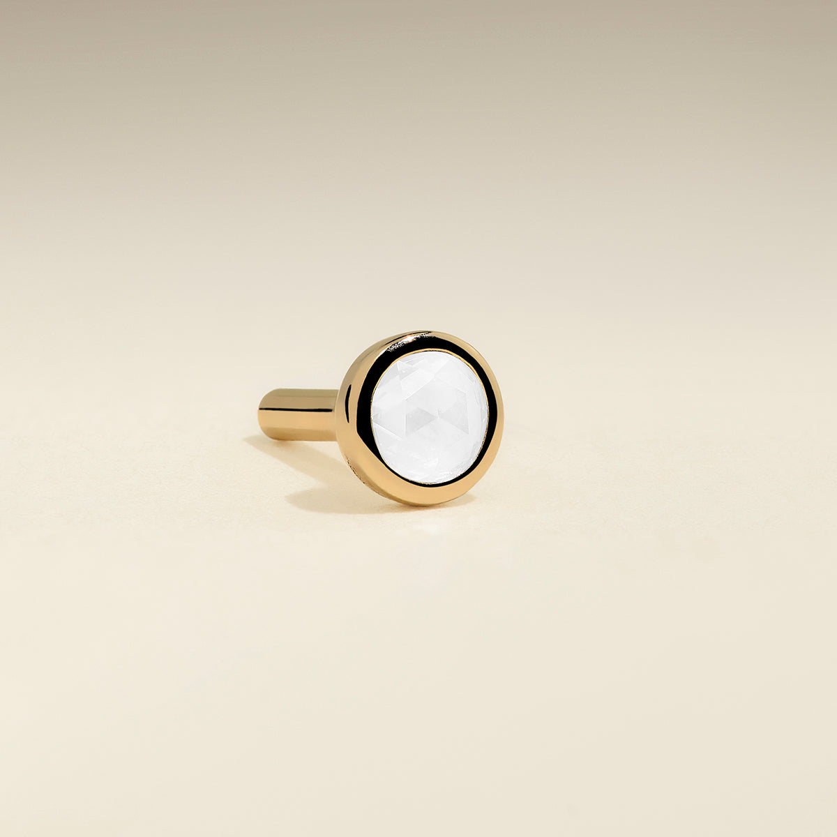 Diamond Stackback™ Post in Solid Gold
