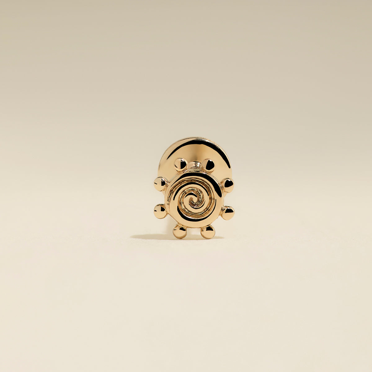 Solstice Piercing Stud in Solid Gold