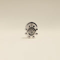 Solstice Piercing Stud in Solid White Gold