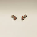 Sunset Duo Studs in Silver