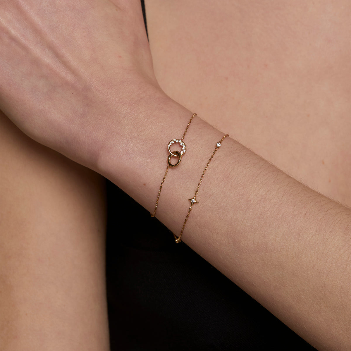 Celestial Bracelet Stacking Set in Gold