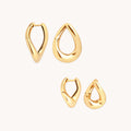 Molten Hoops Stacking Set in Gold