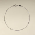 Mayfair Chain Bracelet in Solid White Gold