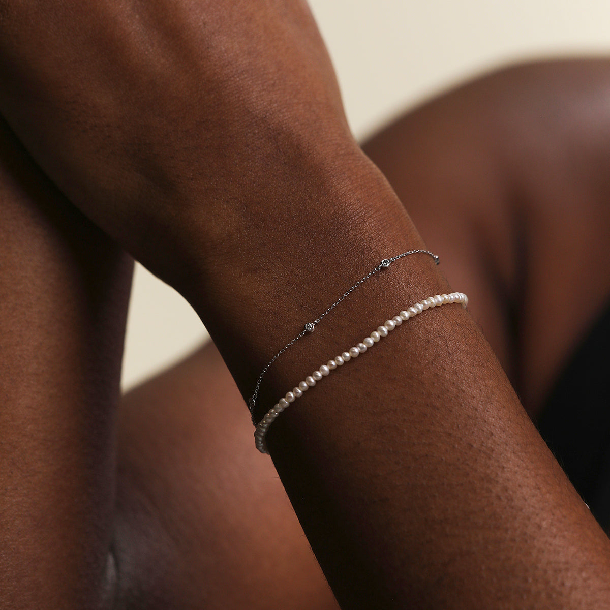 Mayfair Chain Bracelet in Solid White Gold