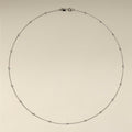 Mayfair Chain Necklace in Solid White Gold