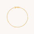 Essential Beaded Chain Bracelet in Gold
