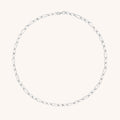 Infinite Slim Chain Necklace in Silver