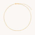 Essential Beaded Chain Necklace in Gold