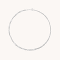 Bold Astrid Chain Bracelet in Solid White Gold