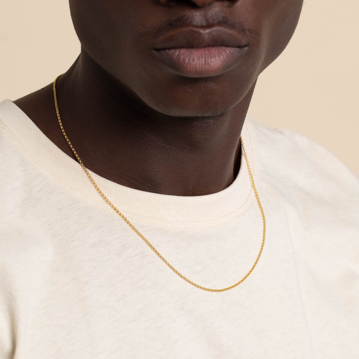 Chelsea Chain Necklace in Solid Gold