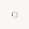 Cluster Hoop 6.5mm in Silver