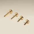 Piercing Post in Solid Gold