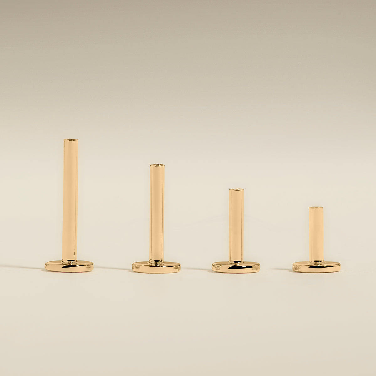 Piercing Post in Solid Gold