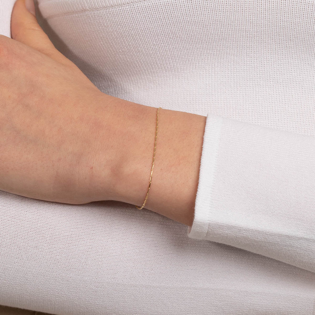 Marylebone Story Chain Bracelet in Solid Gold