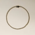 Lab Diamond Tennis Chain Bracelet in Solid Gold