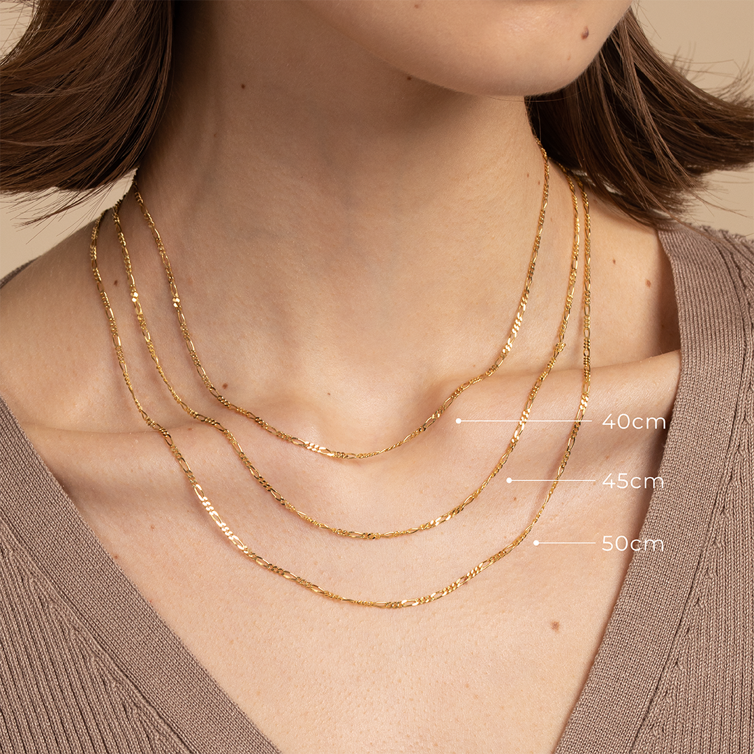 Soho Chain Necklace in Solid Gold