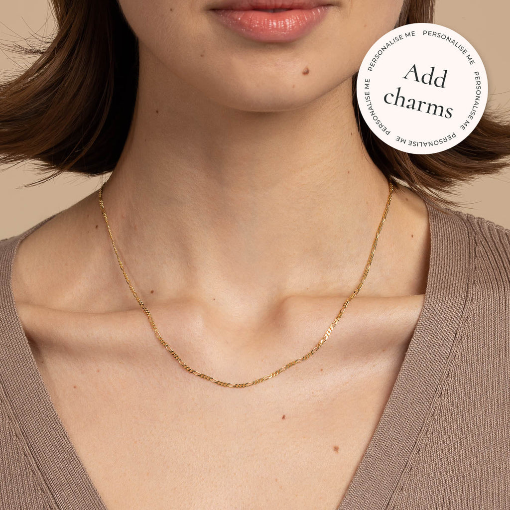 Soho Chain Necklace in Solid Gold