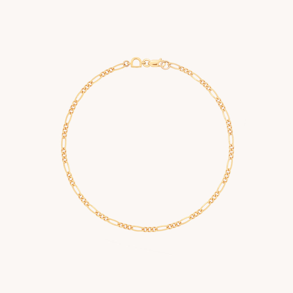 Soho Story Chain Bracelet in Solid Gold