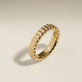 Ridged Ring in Gold